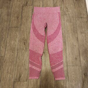 Pink Victoria’s Secret Seamless Leggings Size M Ping High Waist Stretch